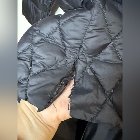 Michael Kors Women's Black Packable Hooded Puffer Jacket - Picture 7 of 16